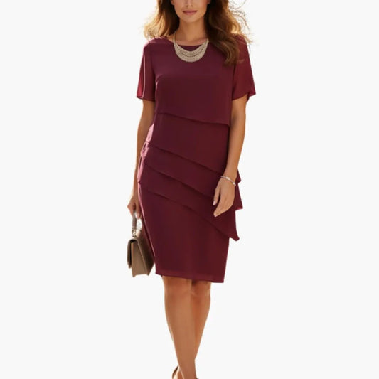 Vestido Mujer con Cintura Marcada y Bolsillos - Mavetta