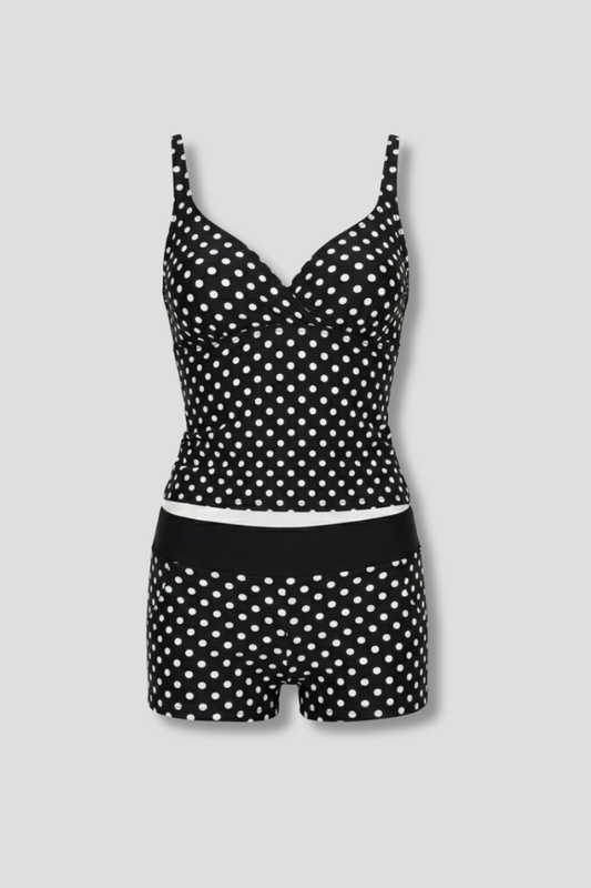 Conjunto Tankini Mujer Envolvente y Shorts - Mavetta