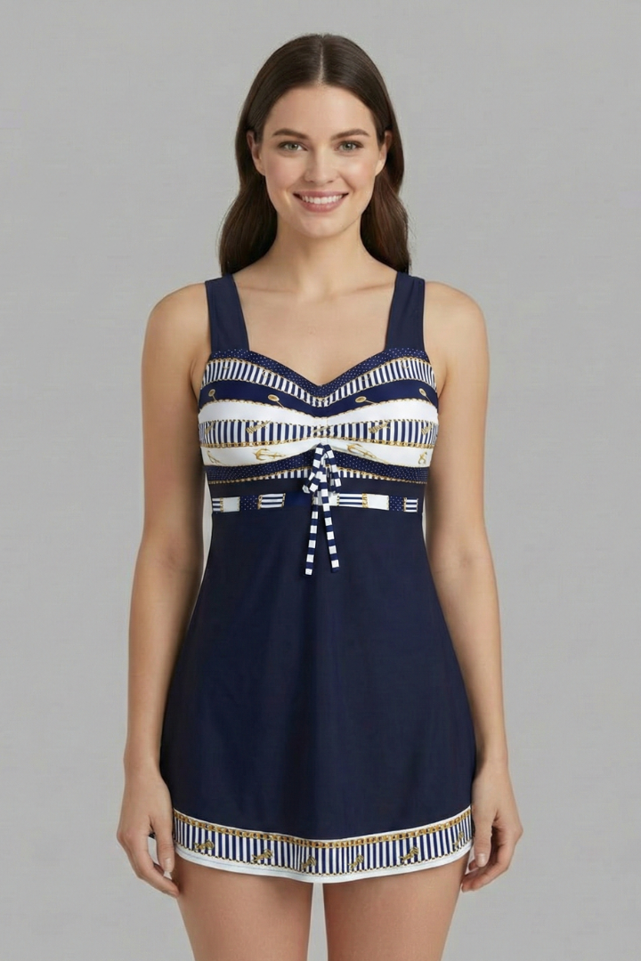 Conjunto Bañador Tankini Mujer Nudo Frontal Ajuste Cómodo