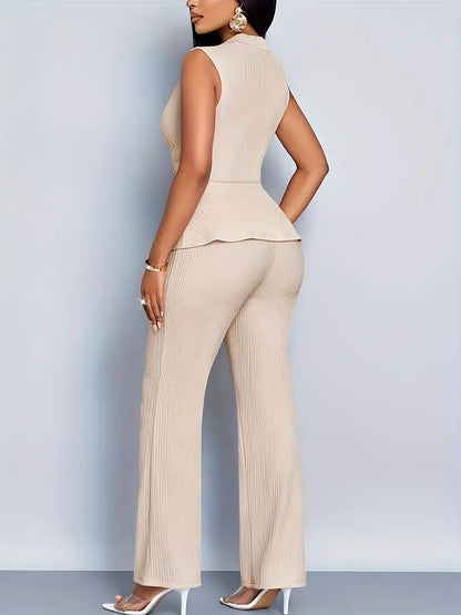 Conjunto Mujer Pantalón y Elegante Ajuste Formal