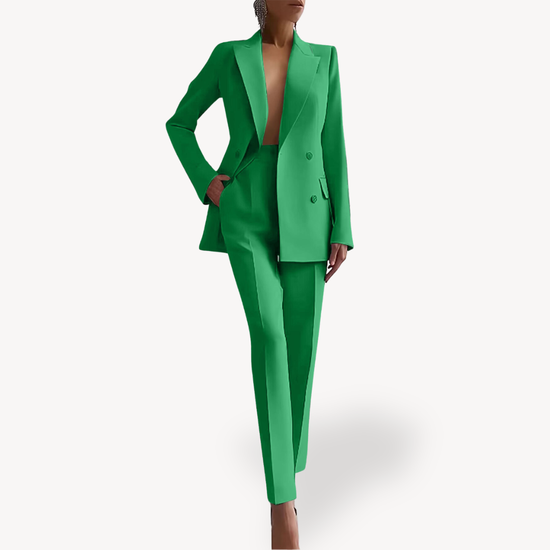 Conjunto Mujer Traje y Blazer Largo Formal Primavera
