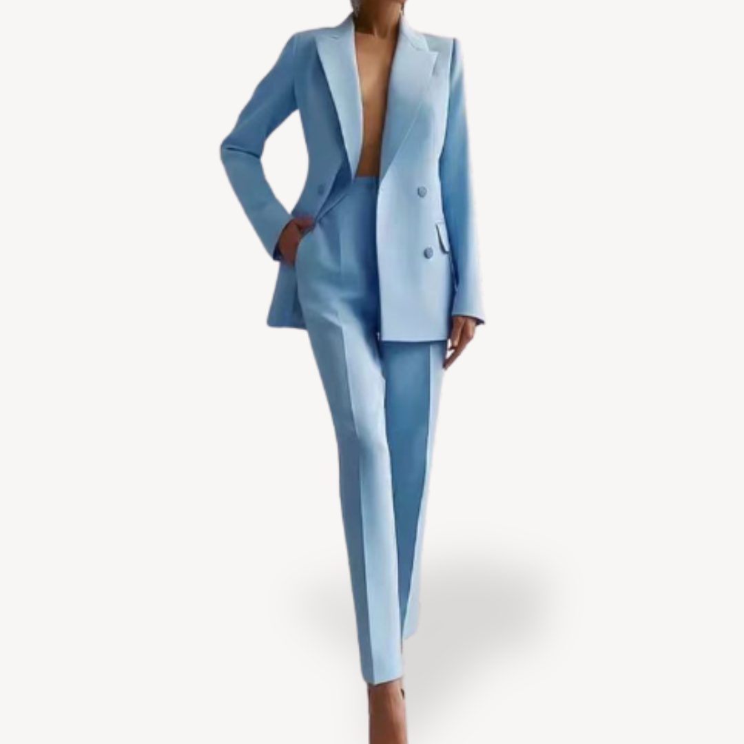 Conjunto Mujer Traje y Blazer Largo Formal Primavera