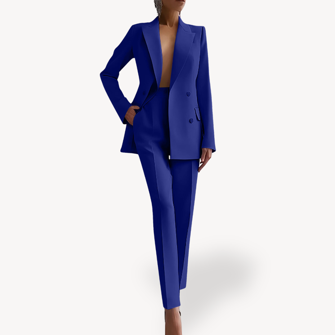 Conjunto Mujer Traje y Blazer Largo Formal Primavera