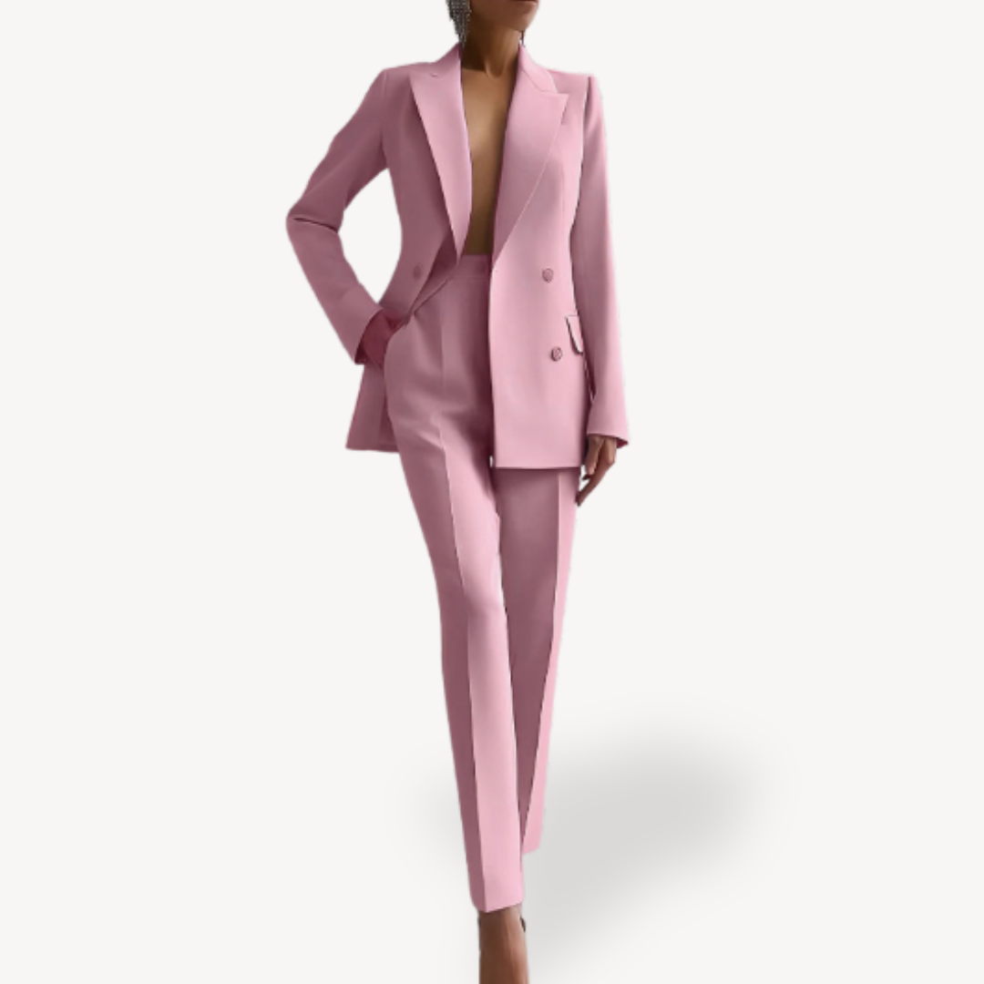 Conjunto Mujer Traje y Blazer Largo Formal Primavera
