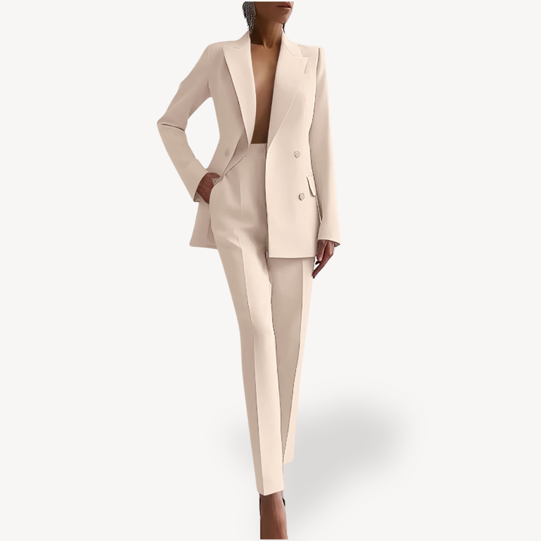 Conjunto Mujer Traje y Blazer Largo Formal Primavera