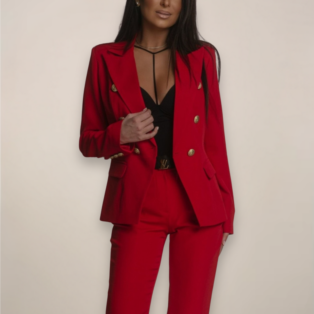 Conjunto Mujer de Dos Piezas Traje Primavera Ajustado