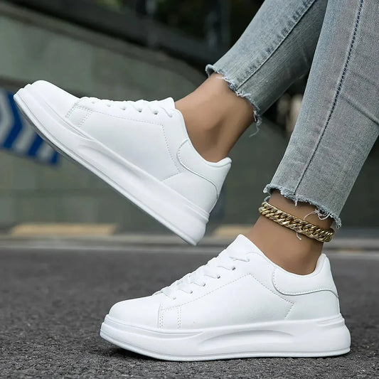 Zapatillas Mujer Estilo Urbano Diseño Limpio Cordones - Mavetta