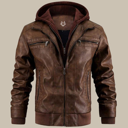 Chaqueta hombre de tejido cálido y corte confortable