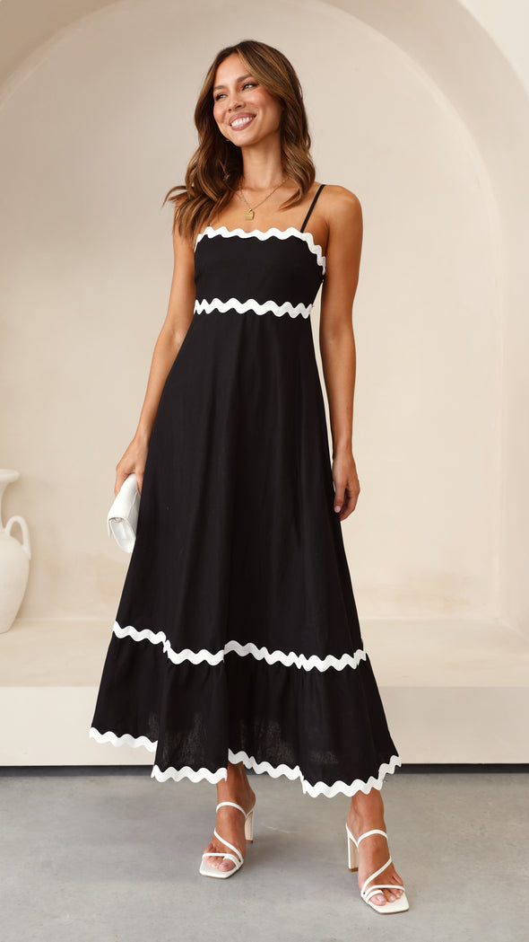 Vestido largo mujer tirantes finos