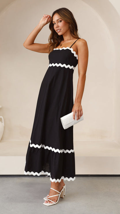 Vestido largo mujer tirantes finos