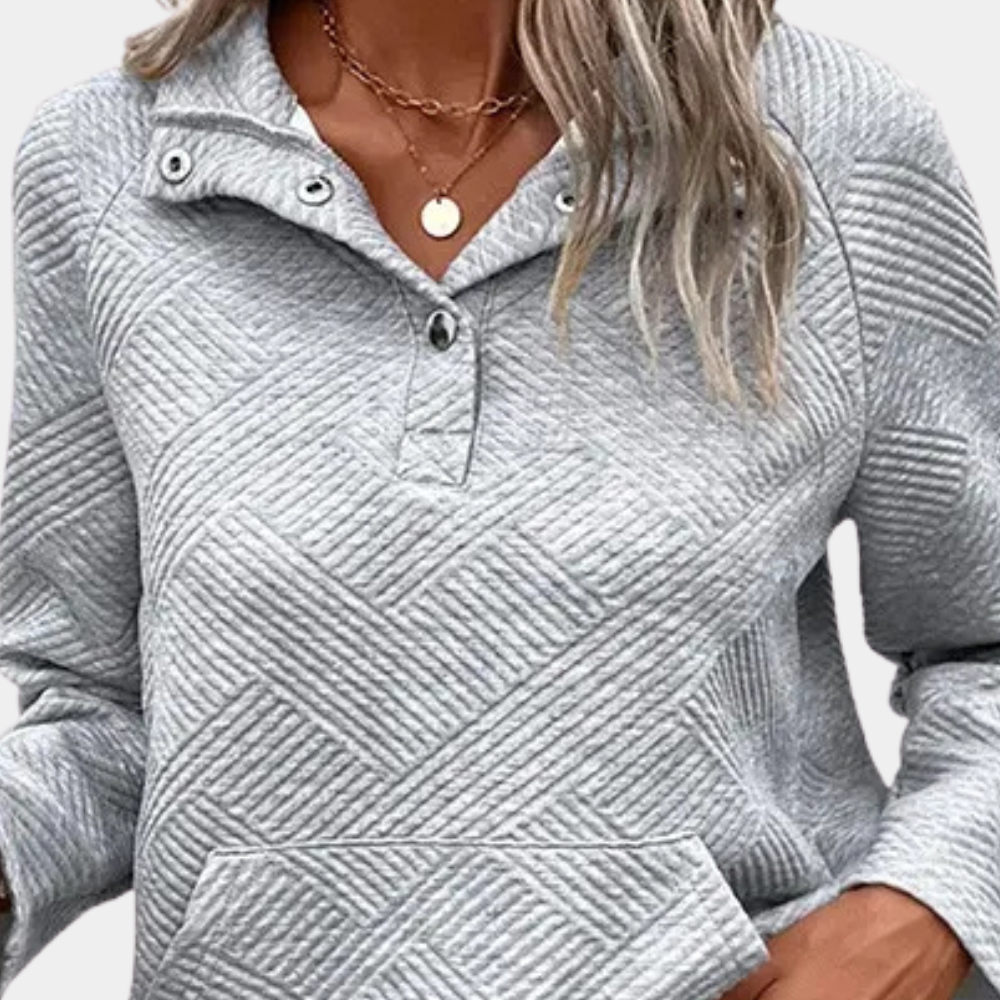Sudadera Mujer Casual Cuello Redondo Comoda