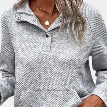Sudadera Mujer Casual Cuello Redondo Comoda