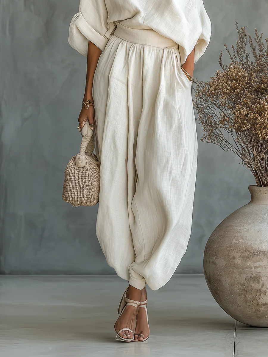 Conjunto Mujer dos Piezas Sin Hombros Estilo Fresco