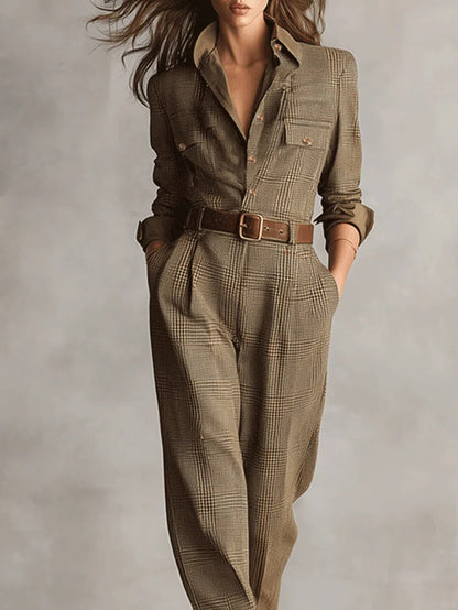Mono mujer de tweed estilo clásico