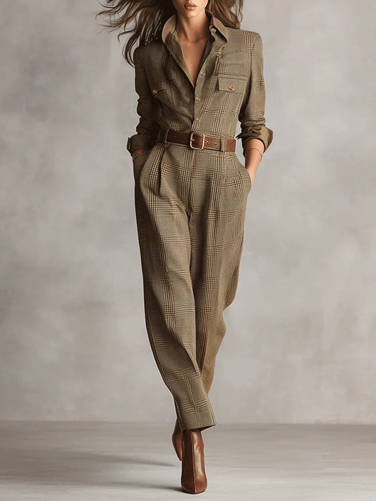 Mono mujer de tweed estilo clásico - Mavetta