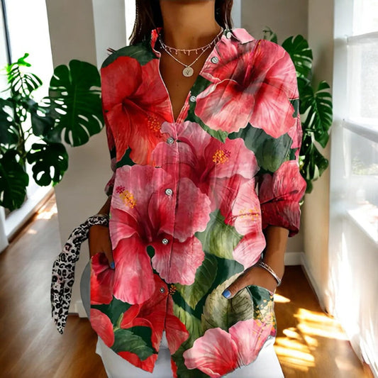 Blusa Mujer Fluida Botones Estilo Relajado - Mavetta