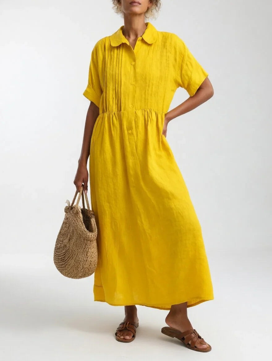 Vestido camisero mujer fluido verano