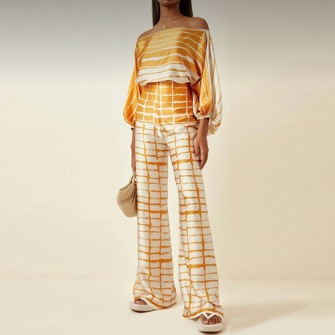 Conjunto Mujer de Dos Piezas Elegante Ajustado
