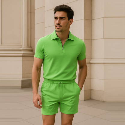Camiseta Hombre Casual Verano Algodón Manga Corta