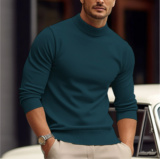 Jersey hombre de algodón cómodo manga larga primavera otoño - Mavetta