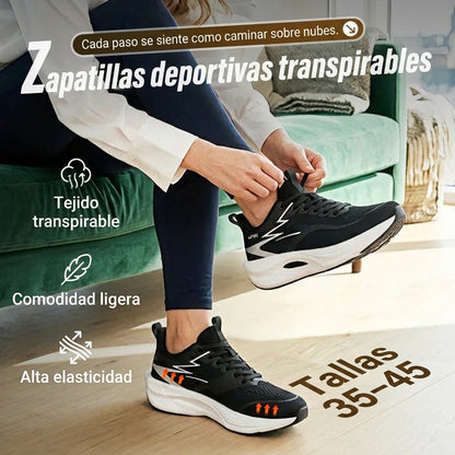 Zapatillas deportivas Hombre transpirables con amortiguación ligeras