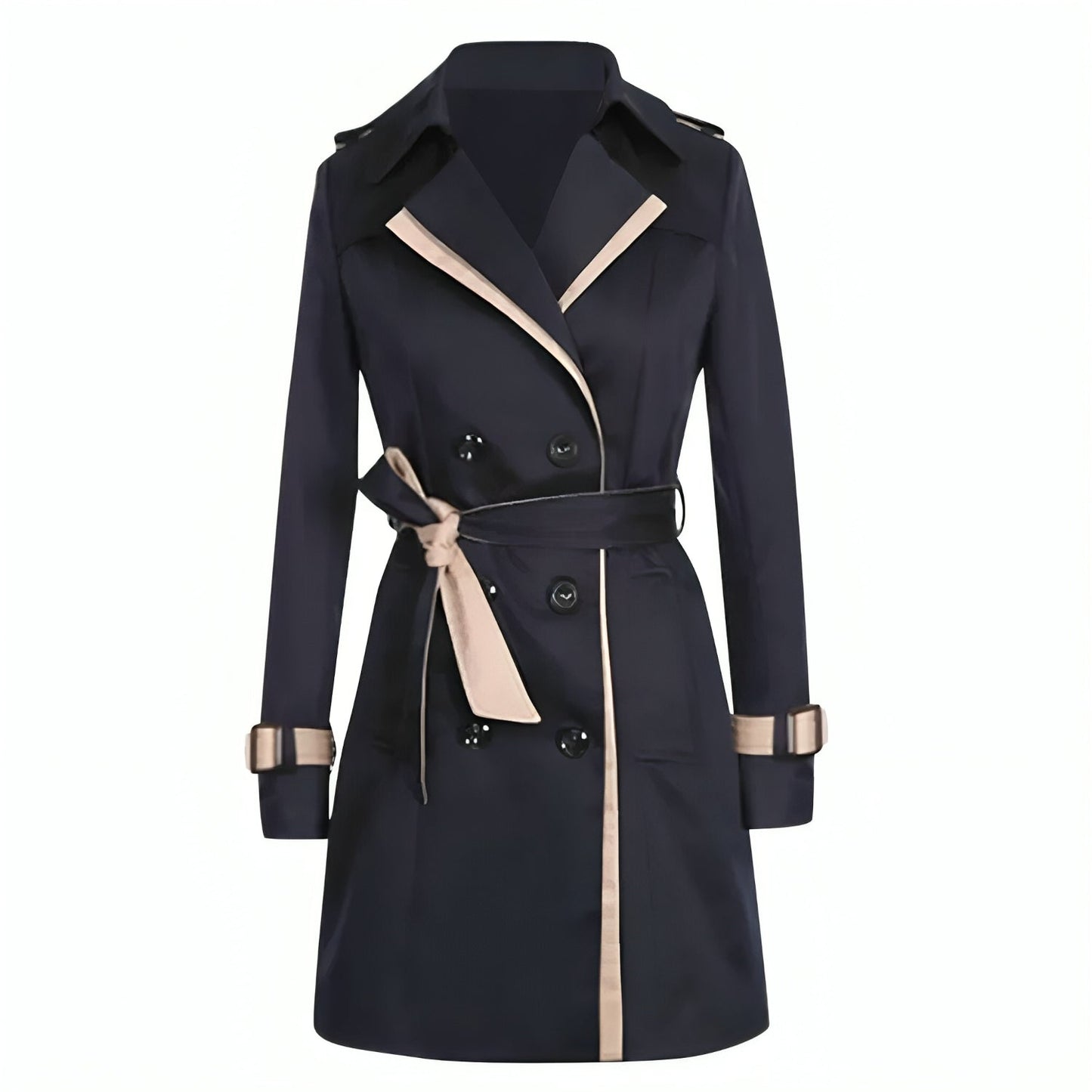 Gabardina Mujer Invierno Ajuste Clásico