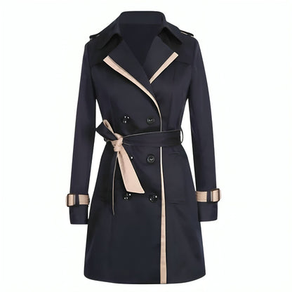 Gabardina Mujer Invierno Ajuste Clásico