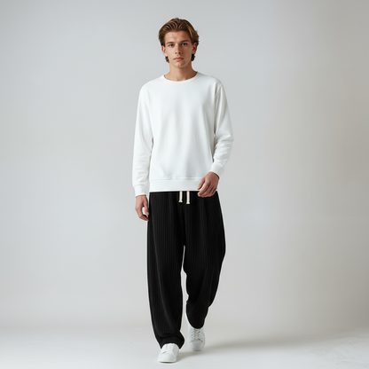 Pantalón Hombre de Pana Ajustable Corte Ancho