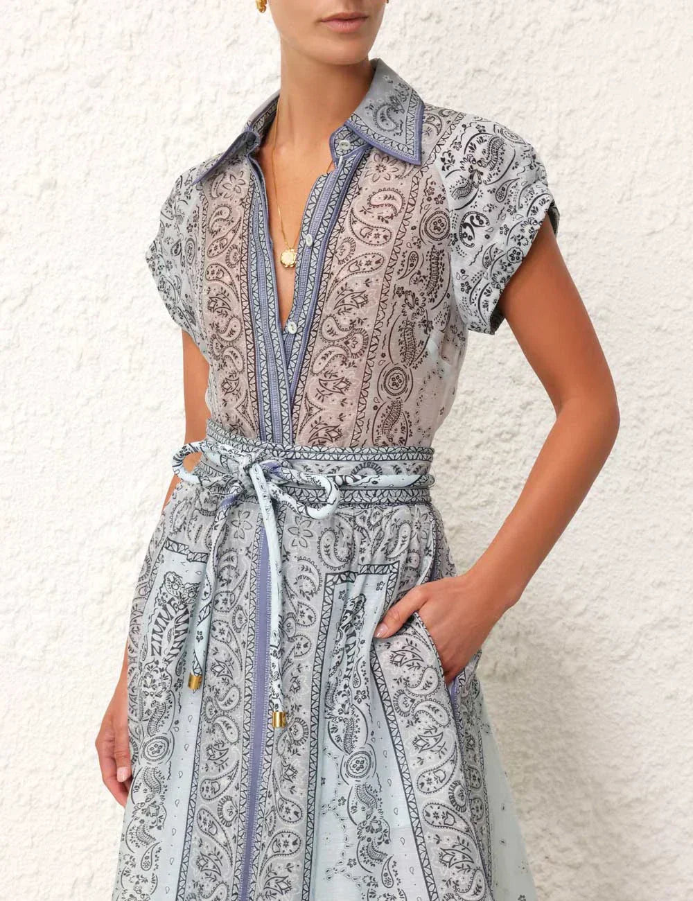 Conjunto Veraniego Mujer de Dos Piezas con Cintura Ajustable