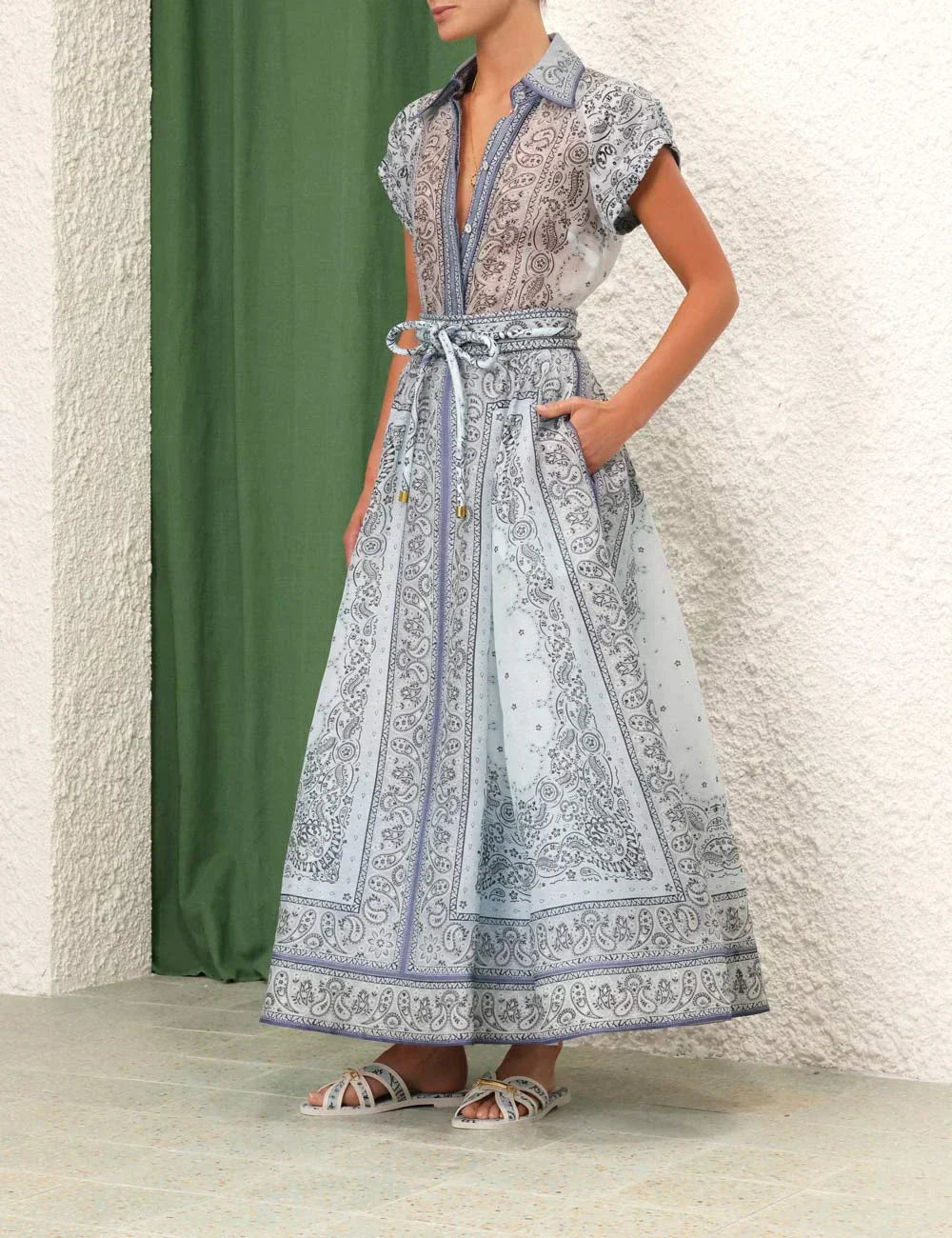 Conjunto Veraniego Mujer de Dos Piezas con Cintura Ajustable