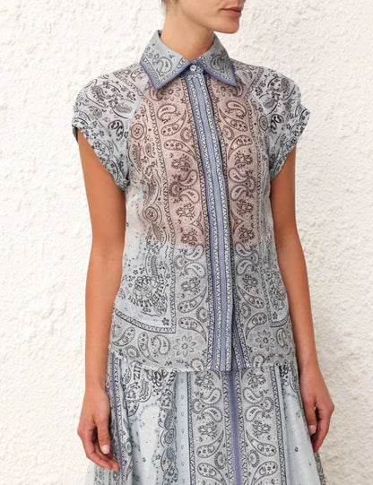 Conjunto Veraniego Mujer de Dos Piezas con Cintura Ajustable