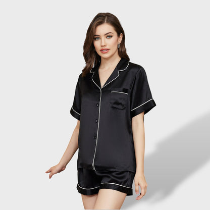 Pijama Corto Mujer Algodón Cómodo