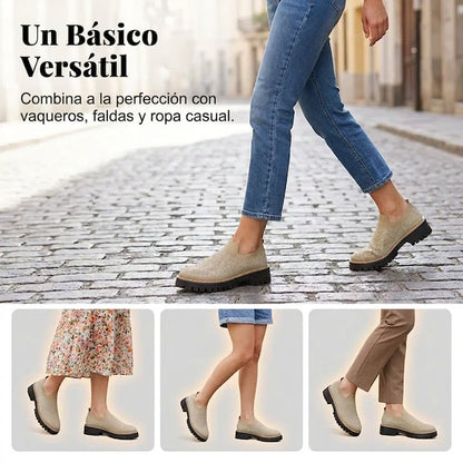 Mocasines Mujer sin Cordones con Pedrería Brillante