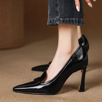 Tacones de aguja mujer elegantes y finos