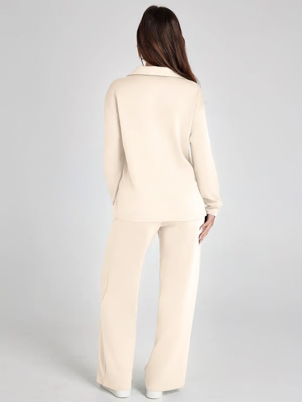 Conjunto Mujer Lounge Dos Piezas Tacto Suave Estilo Relajado