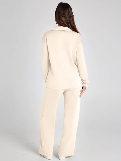 Conjunto Mujer Lounge Dos Piezas Tacto Suave Estilo Relajado