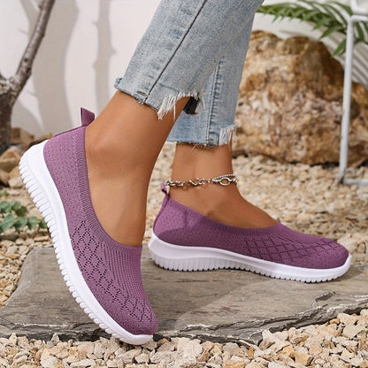 Zapatillas Slip-On Mujer con Suela Flexible Comoda