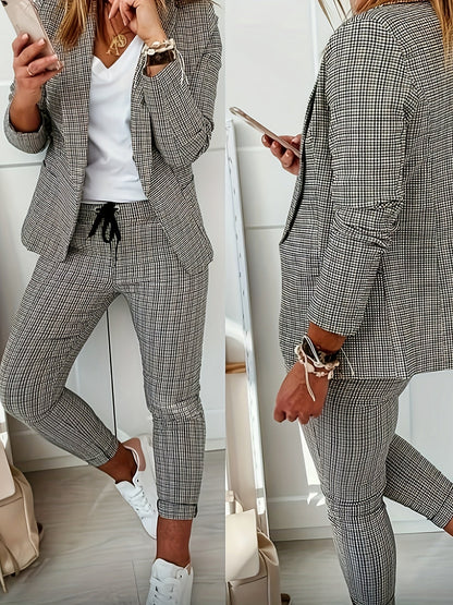 Conjunto Mujer de Blazer y Pantalón Ajustado - Mavetta