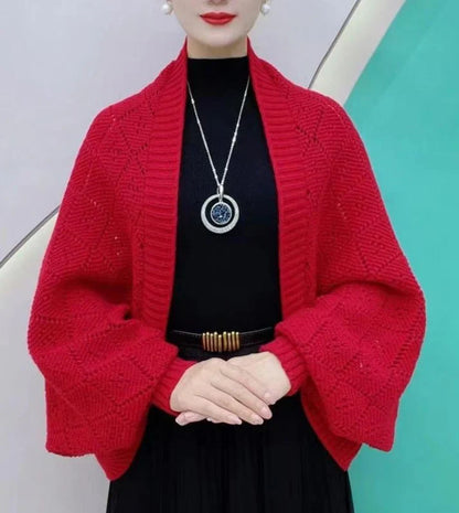 Chaleco Mujer de Punto Estilo Chal