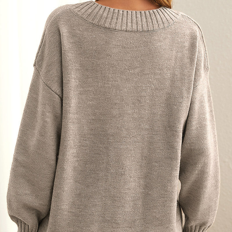 Jersey Mujer de Punto Suave y Ajuste Clásico