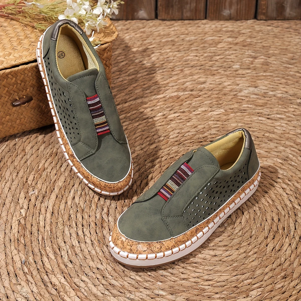 Zapatillas Mujer sin Cordones Diseño Comodo y Moderno