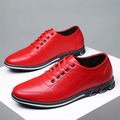 Zapatos Vestir Hombre Piel Sintetica Cordones Suela Goma