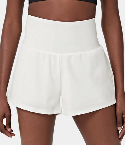 Short deportivo mujer Algodón Cintura Alta Bolsillos