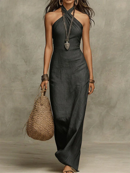 Vestido largo mujer ligero y elegante