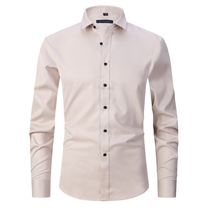 Camisa Hombre Casual Sin Arrugas Ajuste Regular
