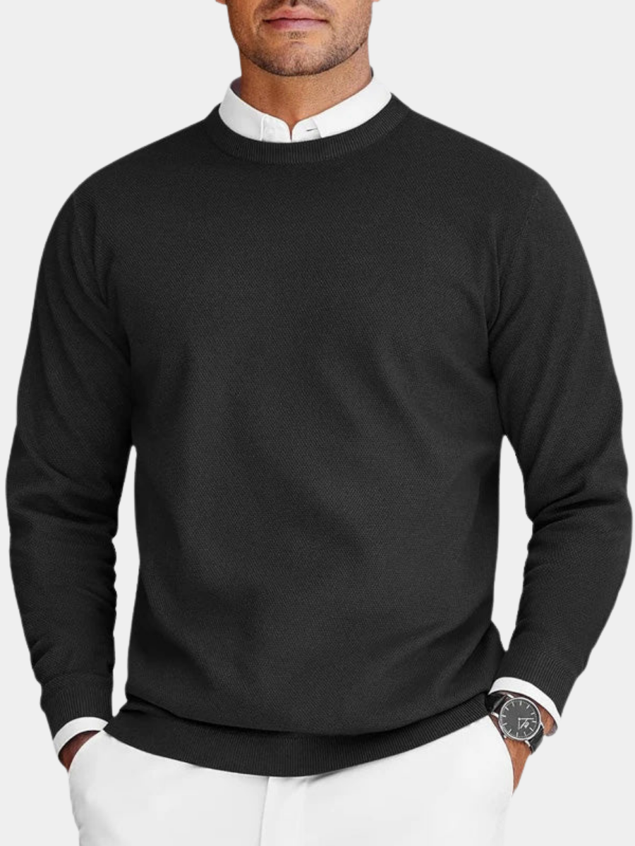 Jersey hombre Cuello redondo Clasico Comodo Diario - Mavetta
