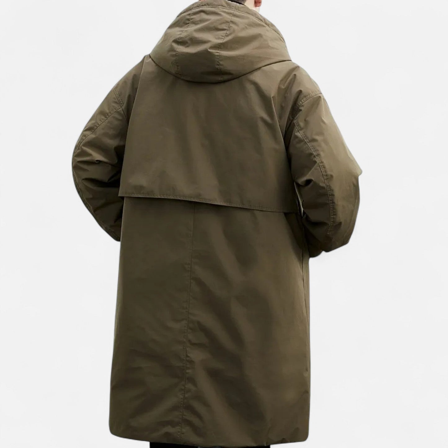 Chaqueta Hombre Larga Impermeable Invierno