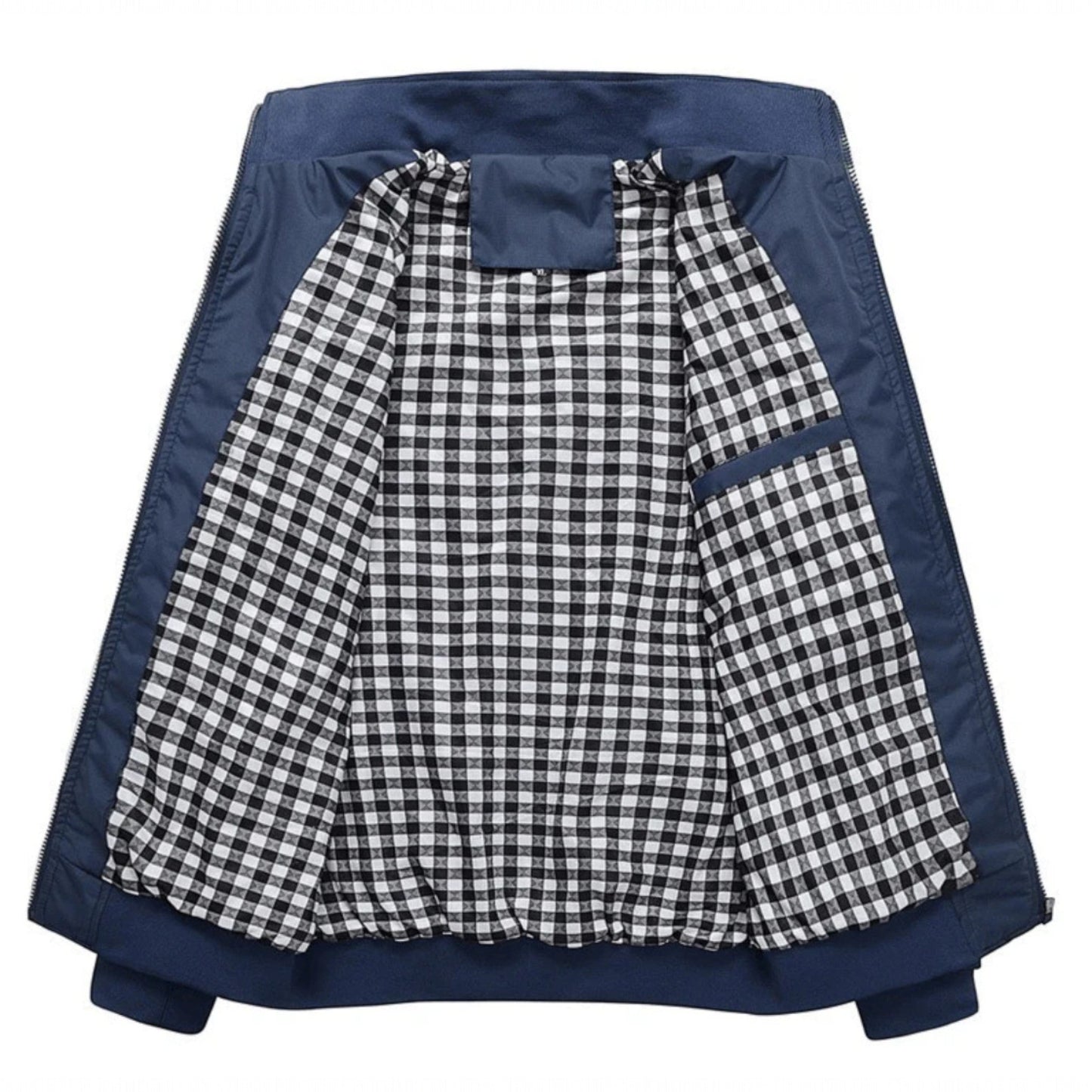 Chaqueta Bomber Hombre Ligera Cremallera Cuello Alto