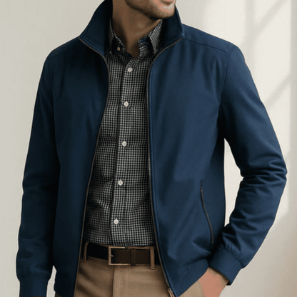 Chaqueta Bomber Hombre Ligera Cremallera Cuello Alto - Mavetta
