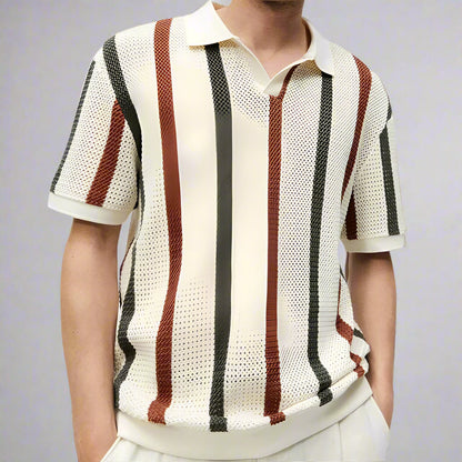 Polo Hombre Algodón Texturizado Estilo Casual - Mavetta